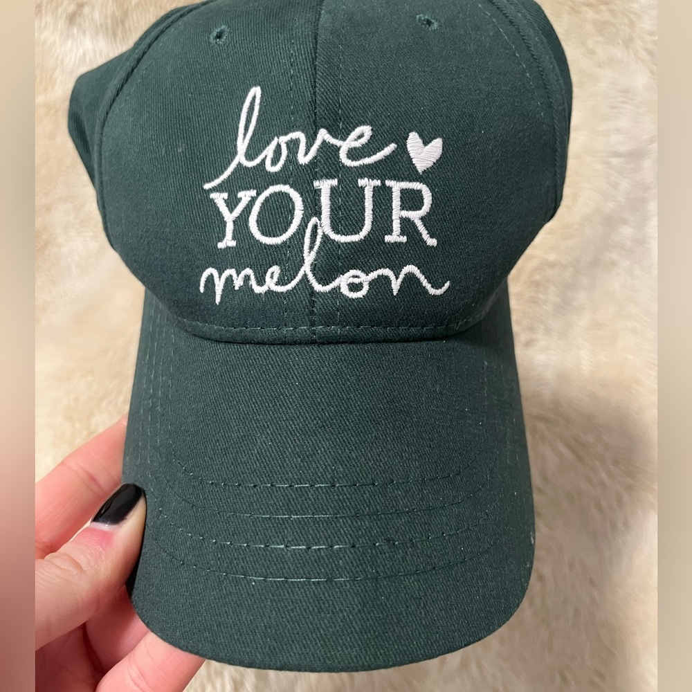 LOVE YOUR MELON green ball cap